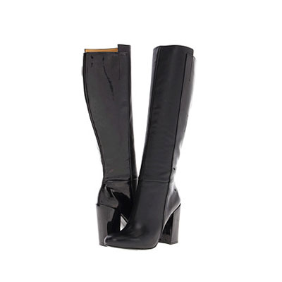 Nine West 玖熙 新款女士粗跟高筒靴 HotMessn (黑色)，原价￥2358，限时仅售￥1428！绝对正品，超低折扣，含美国直邮～
