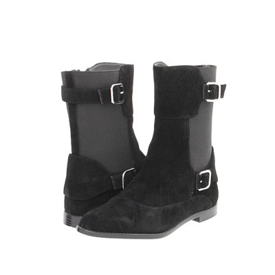 Calvin Klein 新款女士中筒靴 Tatiana (黑色+灰色)，原价￥1788，限时仅售￥1198！绝对正品，超低折扣，含美国直邮～
