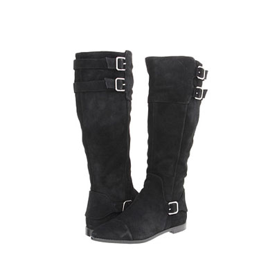 Calvin Klein 新款女士低跟高筒靴 Tallory (黑色/灰褐色)，原价￥1968，限时仅售￥1268！绝对正品，超低折扣，含美国直邮～