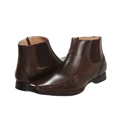 Steve Madden 史蒂夫•马登 新款男士短靴 M-Talent (棕色/黑色)，原价￥1258，限时仅售￥678！绝对正品，超低折扣，含美国直邮～