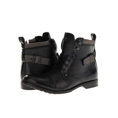 Steve Madden 史蒂夫•马登 2013年新款男士靴 M-Kassel (黑色)，原价￥1338，限时仅售￥778！绝对正品，超低折扣，含美国直邮～