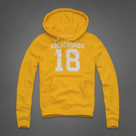 ABERCROMBIE & FITCH  阿贝克隆贝比&费奇 新款男士连帽卫衣 Cobble Hill Hoodie (黄色/蓝色)，原价￥1108，限时仅售￥538！绝对正品，超低折扣，含美国直邮～