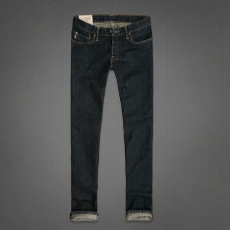 ABERCROMBIE & FITCH  阿贝克隆贝比&费奇 新款男士牛仔裤 Slim Straight Jeans (黑色)，原价￥1278，限时仅售￥638！绝对正品，超低折扣，含美国直邮～