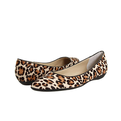 Nine West 玖熙 新款女士豹纹平底鞋 Taker (豹纹)，原价￥1198，限时仅售￥628！绝对正品，超低折扣，含美国直邮～