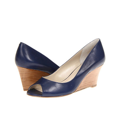Nine West 玖熙 新款女士高坡跟鱼嘴凉鞋 PowerSurge (黑色/裸色/深蓝色/红色)，原价￥，限时仅售￥！绝对正品，超低折扣，含美国直邮～
