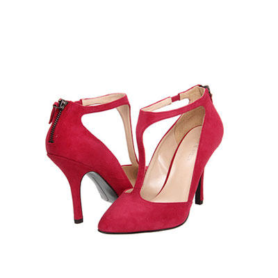 Nine West 玖熙 新款女士绒面细高跟鞋 Blonsky (黑色/黑色绒面/青绿色/灰色/紫色/红色)，原价￥1428，限时仅售￥798！绝对正品，超低折扣，含美国直邮～