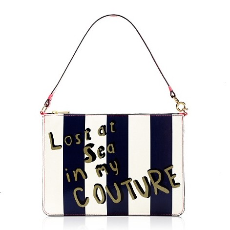Juicy Couture 橘滋 ipad平板电脑包 Lost At Sea In My Couture iPad Pouch (YTRUT356)，原价￥1208，限时仅售￥598！绝对正品，超低折扣，含美国直邮～