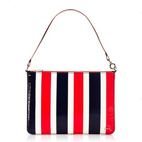 Juicy Couture 橘滋 ipad平板电脑包 Striped iPad Pouch (YTRUT354)，原价￥1208，限时仅售￥598！绝对正品，超低折扣，含美国直邮～