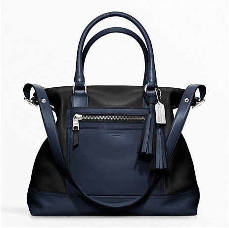 COACH 蔻驰 新款女士真皮单肩手提斜挎三用包 COLORBLOCK LEATHER RORY SATCHEL (19902)，原价￥3158，限时仅售￥1838！绝对正品，超低折扣，含美国直邮～