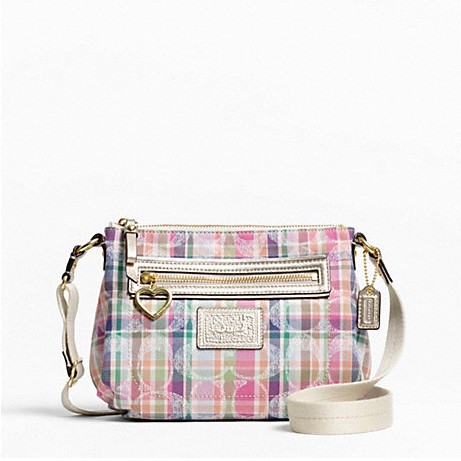 COACH 蔻驰 新款女士斜挎包 DAISY MADRAS SWINGPACK (F48763)，原价￥2128，限时仅售￥858！绝对正品，超低折扣，含美国直邮～