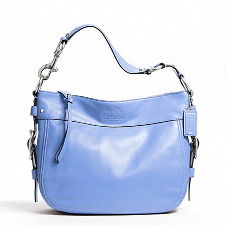 COACH 蔻驰 新款女士全真皮单肩手提包 LEATHER ZOE (F12671)(红铜色/浅灰褐色/浅蓝色)，原价￥3348，限时仅售￥1648！绝对正品，超低折扣，含美国直邮～