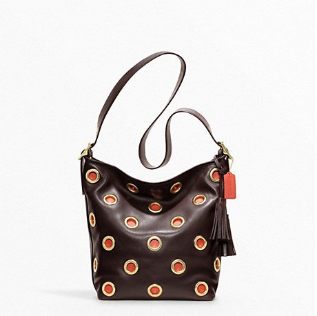 COACH 蔻驰 新款女士单肩斜挎包 GROMMET DUFFLE (F21181)，原价￥5188，限时仅售￥2588！绝对正品，超低折扣，含美国直邮～