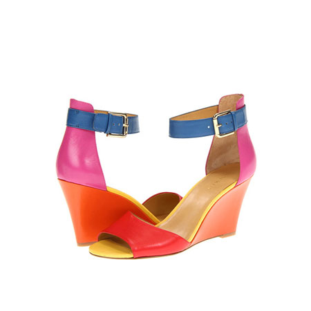 Nine West 玖熙 新款女士拼色休闲凉鞋 Ferdinand (粉红色/黑色)，原价￥1988，限时仅售￥1048！绝对正品，超低折扣，含美国直邮～