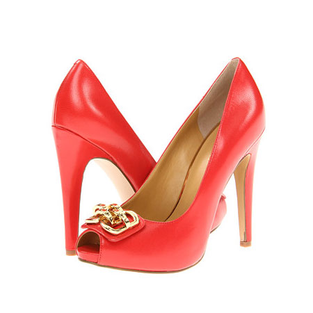 Nine West 玖熙 新款女士细高跟凉鞋 Jonah (红色/黑色/深蓝色/自然色)，原价￥1848，限时仅售￥928！绝对正品，超低折扣，含美国直邮～