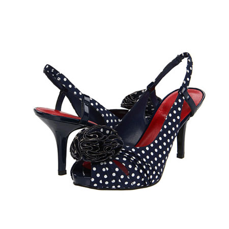 Nine West 玖熙 新款女士细高跟凉鞋 DontMess (黑色/深蓝色)，原价￥1458，限时仅售￥778！绝对正品，超低折扣，含美国直邮～