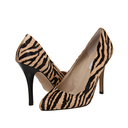 Steve Madden 史蒂夫•马登 新款细超高跟鞋 Intrude-L (豹纹/斑马纹)，原价￥2148，限时仅售￥1158！绝对正品，超低折扣，含美国直邮～