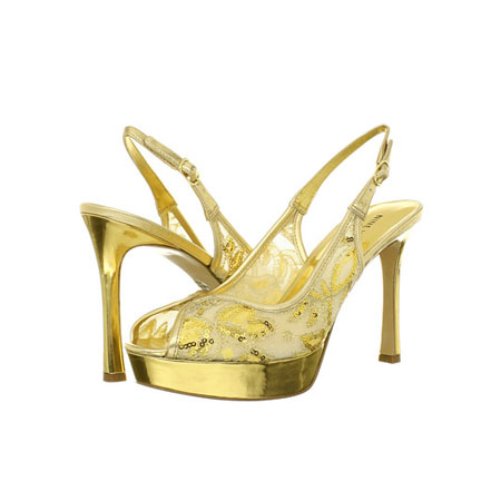 Nine West 玖熙 新款女士休闲超细高跟凉鞋 HellsFire (银色/金色/蓝色)，原价￥2478，限时仅售￥1248！绝对正品，超低折扣，含美国直邮～