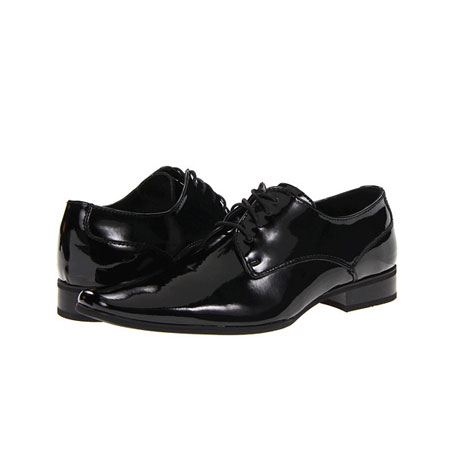 CALVIN KLEIN  新款男士休闲皮鞋 Brodie (黑色)，原价￥2538，限时仅售￥1248！绝对正品，超低折扣，含美国直邮～