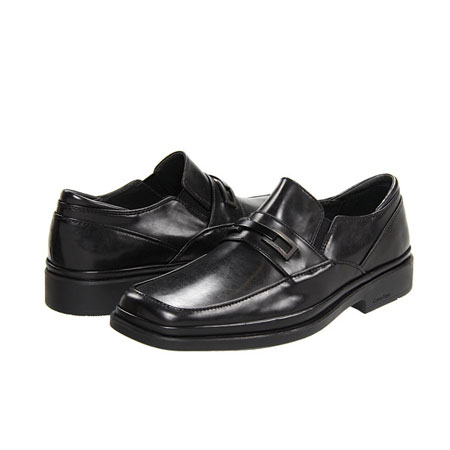 CALVIN KLEIN  新款男士皮革休闲鞋 Vallen (黑色)，原价￥2178，限时仅售￥1048！绝对正品，超低折扣，含美国直邮～