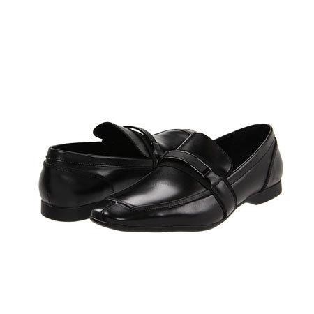 CALVIN KLEIN 新款男士皮革休闲鞋 Shane (黑色)，原价￥2518，限时仅售￥1218！绝对正品，超低折扣，含美国直邮～