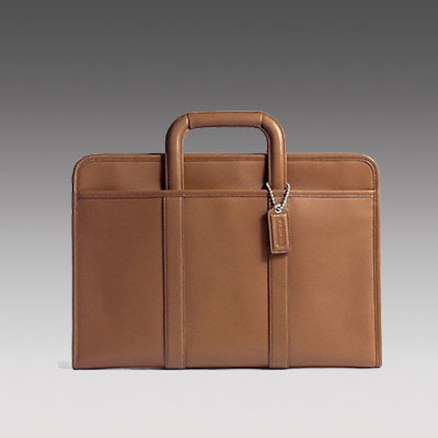 COACH 蔻驰 新款男士手提包 LEXINGTON LEATHER TOP HANDLE PORTFOLIO (F70847) (黑色/咖啡色/棕色)，原价￥3158，限时仅售￥1578！绝对正品，超低折扣，含美国直邮～