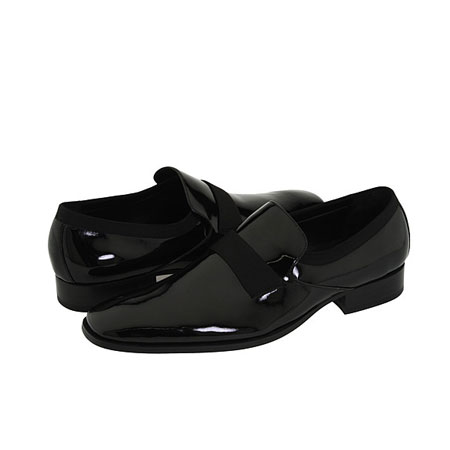 CALVIN KLEIN 新款男士休闲皮鞋 Guilford (黑色)，原价￥3138，限时仅售￥1548！绝对正品，超低折扣，含美国直邮～