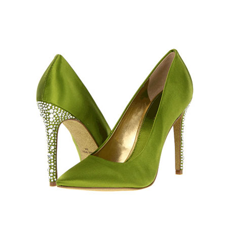 Nine West 玖熙 新款女士休闲纺织细高跟鞋 Glittering (绿色/黑色/白色)，原价￥2138，限时仅售￥1028！绝对正品，超低折扣，含美国直邮～