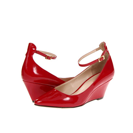 Nine West 玖熙 新款女士休闲坡跟鞋 Lose Control (黑色/灰色/红色)，原价￥1728，限时仅售￥958！绝对正品，超低折扣，含美国直邮～