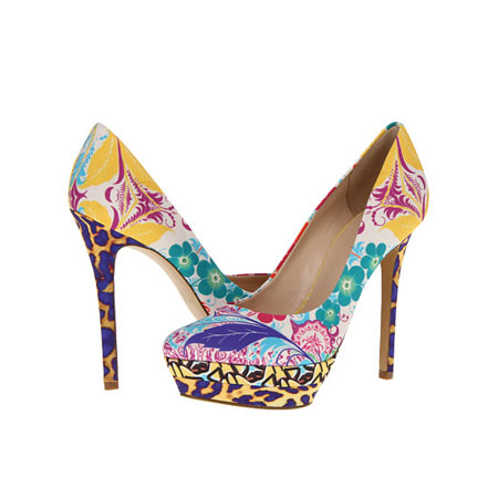 Nine West 玖熙 新款女士休闲印花细高跟鞋 Sprout (印花)，原价￥2198，限时仅售￥1088！绝对正品，超低折扣，含美国直邮～