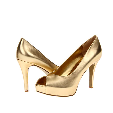 Nine West 2013年新款女士休闲超高细跟凉鞋 Camya (黑色/灰色/白色)，原价￥2138，限时仅售￥1058！绝对正品，超低折扣，含美国直邮～